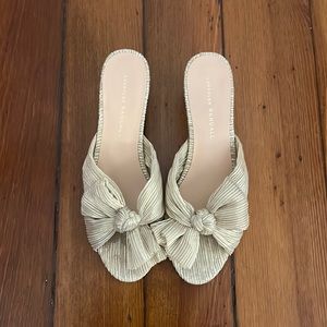 Loeffler Randall Emilia Heels in Platinum